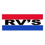 RV's 2.5' x 6' Vinyl Business Banner