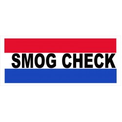 Smog Check 2.5' x 6' Vinyl Business Banner