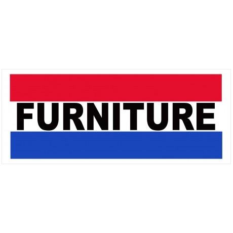 Furniture 2.5' x 6' Vinyl Business Banner