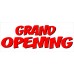 Grand Opening Red Shadow 2.5' x 6' Vinyl Business Banner