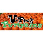 U-Pick Pumpkins 2.5' x 6' Vinyl Business Banner