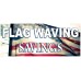 Holiday Flag Waving Savings 2.5' x 6' Vinyl Business Banner