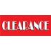 Clearance Sale Red 2.5' x 6' Vinyl Business Banner