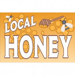 Local Honey 2' x 3' Vinyl Banner