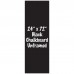 24" x 72" Unframed Black Chalkboard Sign