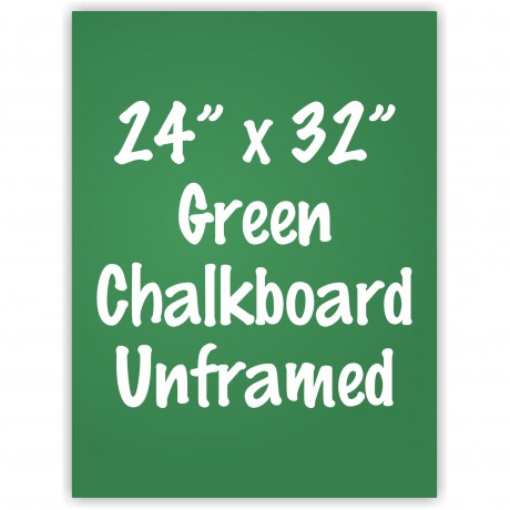 24" x 32" Unframed Green Chalkboard Sign