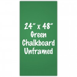 24" x 48" Unframed Green Chalkboard Sign