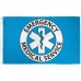 Emergency Medical Service 3' x 5' Polyester Flag, Pole and Mount