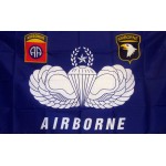 Army 82nd and 101st Airborne 3'x 5' Economy Flag