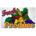 Fresh Produce 3' x 5' Polyester Flag, Pole and Mount