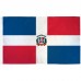 Dominican Republic 3' x 5' Polyester Flag, Pole and Mount