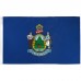 Maine State 2' x 3' Polyester Flag, Pole and Mount