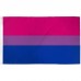 Bi Pride 3' x 5' Polyester Flag, Pole and Mount