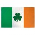Ireland Shamrock 3' x 5' Polyester Flag, Pole And Mount