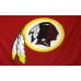 Washington Redskins Mascot 3' x 5' Polyester Flag, Pole and Mount