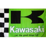 Kawasaki Green 3' x 5' Polyester Flag