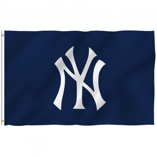 New York Yankees Blue 3' x 5' Polyester Flag (F-1903) - by www