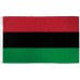 Afro American 3' x 5' Polyester Flag, Pole and Mount