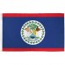 Belize 3' x 5' Polyester Flag, Pole and Mount