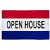 Open House 3' x 5' Polyester Flag, Pole and Mount