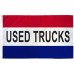 Used Trucks Patriotic 3' x 5' Polyester Flag, Pole and Mount