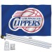Los Angeles Clippers 3' x 5' Polyester Flag, Pole and Mount