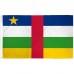 Central Africa 3' x 5' Polyester Flag, Pole and Mount