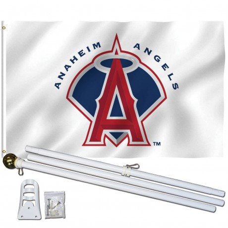 Los Angeles Anaheim Angels 3' x 5' Polyester Flag, Pole and Mount