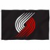Portland Trail Blazers 3' x 5' Polyester Flag, Pole and Mount