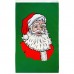 Santa Green Vertical 3' x 5' Polyester Flag, Pole and Mount