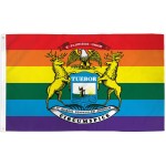 Michigan Rainbow Pride 3' x 5' Polyester Flag