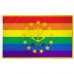 Rhode Island Rainbow Pride 3 'x 5' Polyester Flag, Pole and Mount