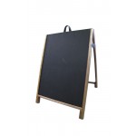 36" Hardwood A-Frame - Chalkboard Black Panels