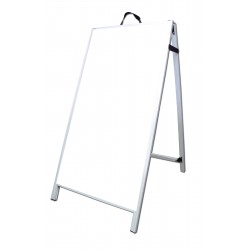 48" PVC A-Frame Sign - Acrylic White Panels