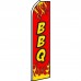 BBQ Red Flames Swooper Flag Bundle