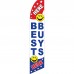 Best Buys Here Smiley Face Swooper Flag Bundle