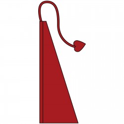 New 13' Windtail Attention Flags Wine Red