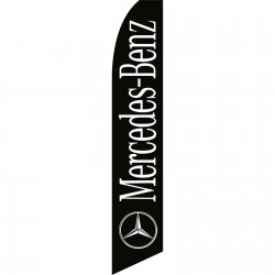 Mercedes-Benz Black Swooper Flag
