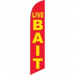 Live Bait Red Windless Swooper Flag