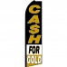 Cash For Gold Black White Extra Wide Swooper Flag Bundle