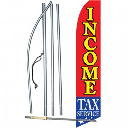 Income Tax Service Stars Below Swooper Flag Bundle