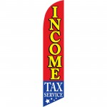 Income Tax Service Stars Below Windless Swooper Flag