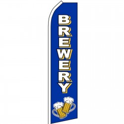 Brewery Blue Swooper Flag