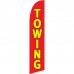 Towing Red Windless Swooper Flag Bundle