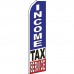 Income Tax Service Blue Swooper Flag Bundle