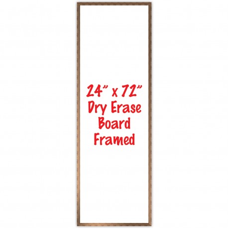 24" x 72" Framed Dry Erase Whiteboard