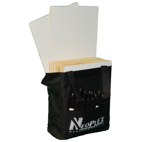 NeoPlex 30 Set Dry Erase Bag Pack for Classroom