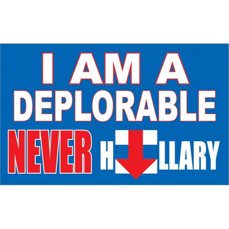 I AM DEPLORABLE 3' x 5' Polyester Flag 