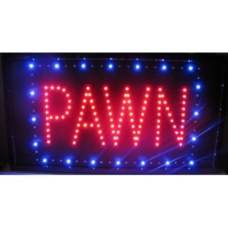 13" x 24" Pawn LED Sign