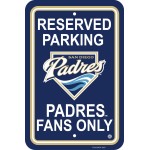 San Diego Padres Parking Sign